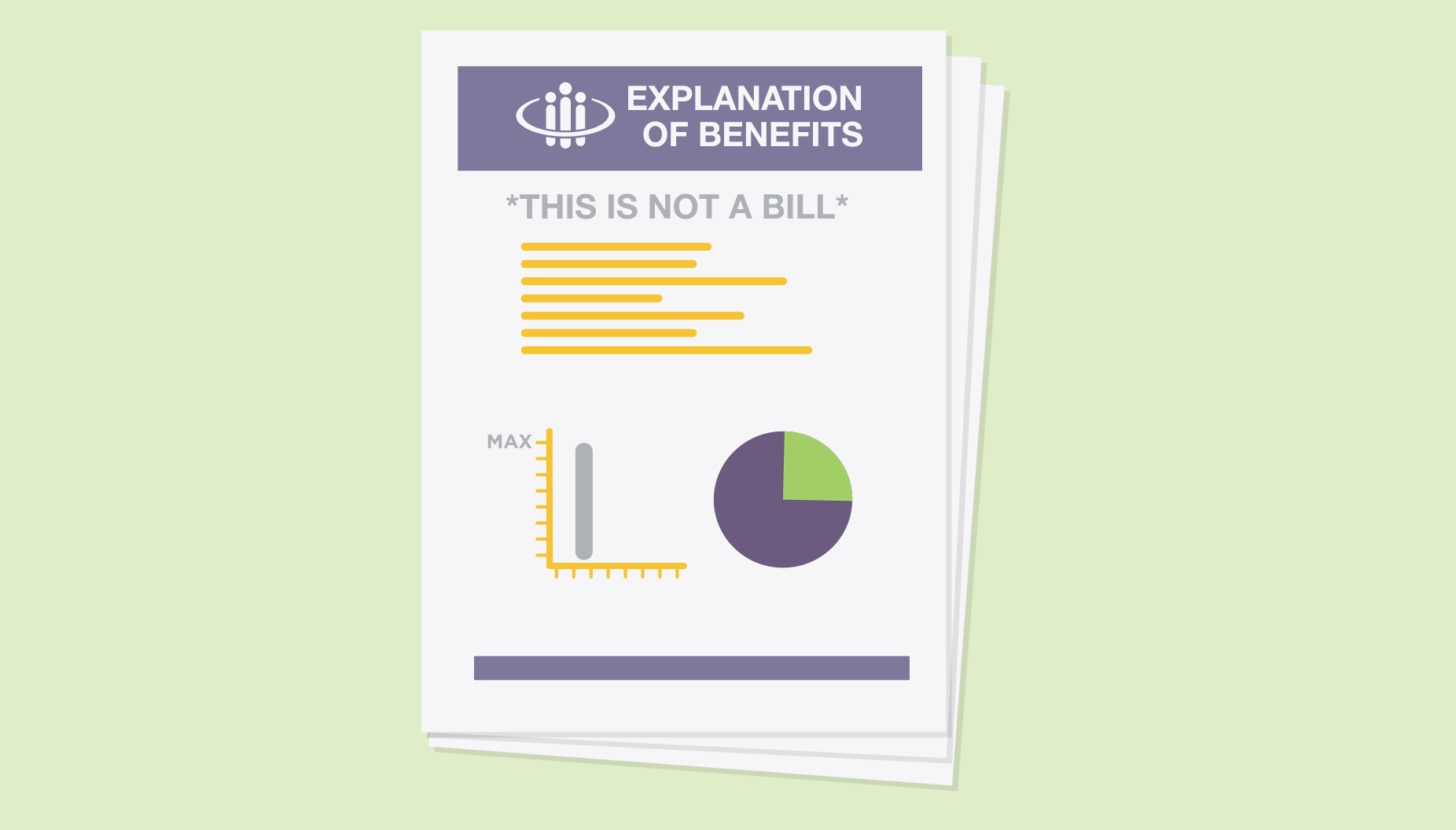 This is an animated video helping you understand your explanation of benefits.